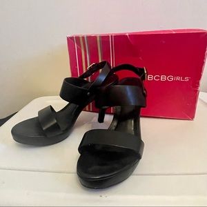 BCBGirls Black “Rudy-Va” Heels